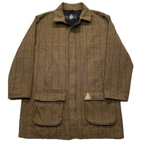 Men's Brown Wool Coat